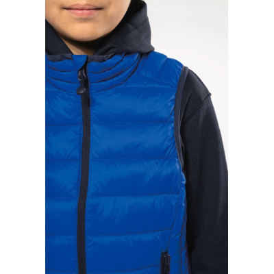Kid's lightweight sleeveless padded jacket
